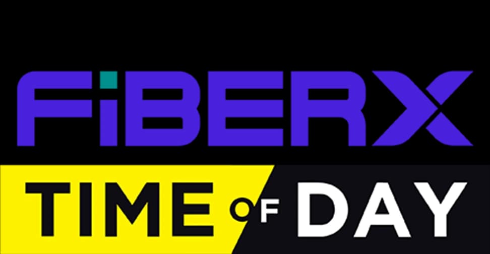 FiberX Time of Day Logo